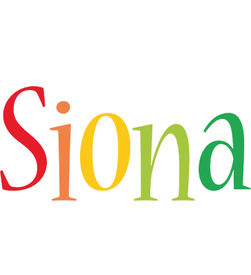 Siona birthday logo