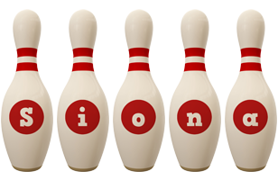 Siona bowling-pin logo