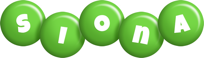 Siona candy-green logo