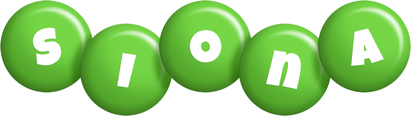 Siona candy-green logo