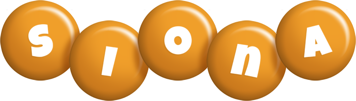 Siona candy-orange logo