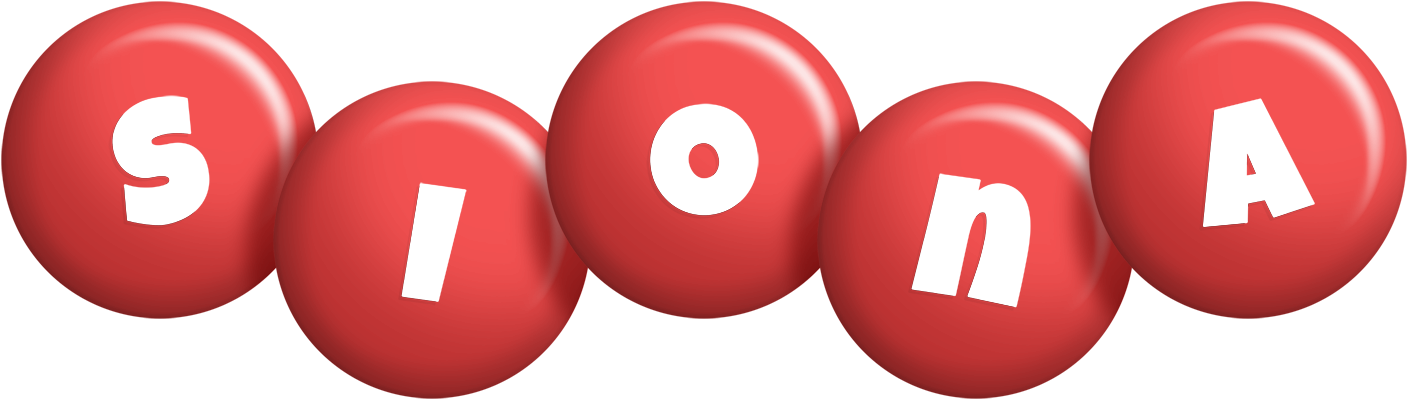 Siona candy-red logo