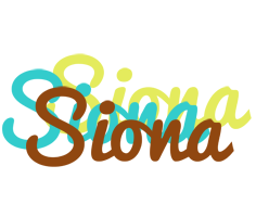 Siona cupcake logo