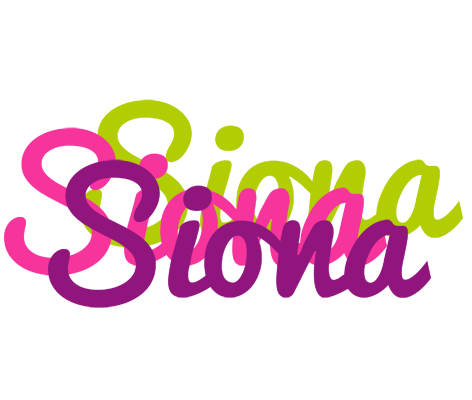 Siona flowers logo