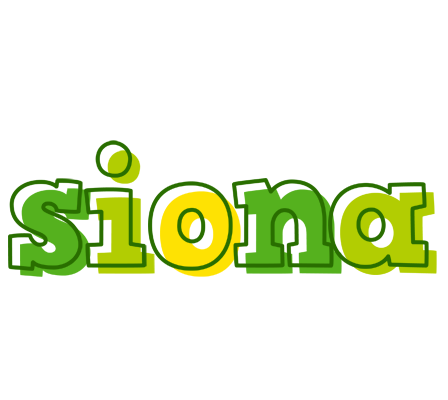 Siona juice logo
