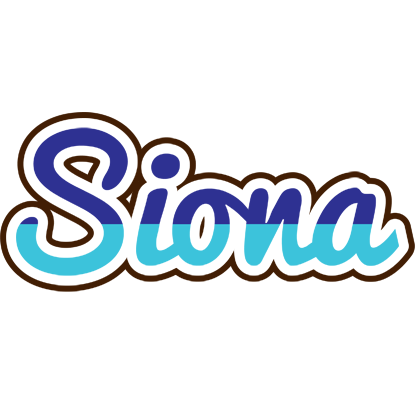 Siona raining logo