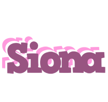 Siona relaxing logo