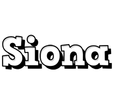 Siona snowing logo