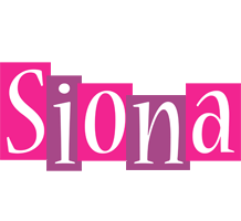 Siona whine logo