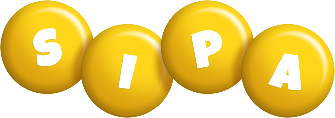 Sipa candy-yellow logo