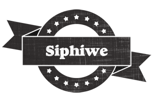 Siphiwe grunge logo