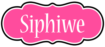 Siphiwe invitation logo