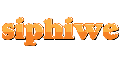 Siphiwe orange logo