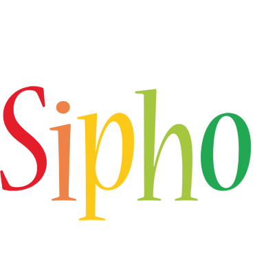 Sipho birthday logo