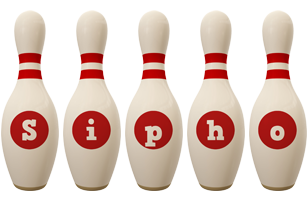 Sipho bowling-pin logo