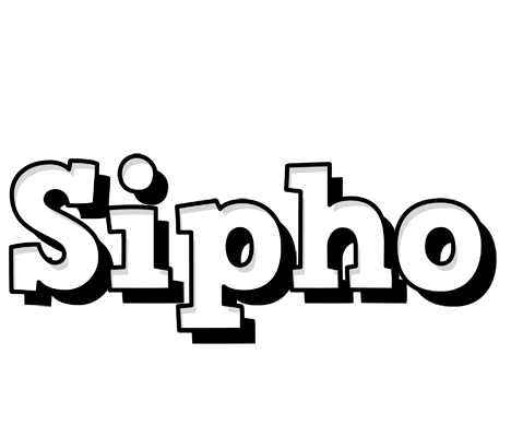 Sipho snowing logo