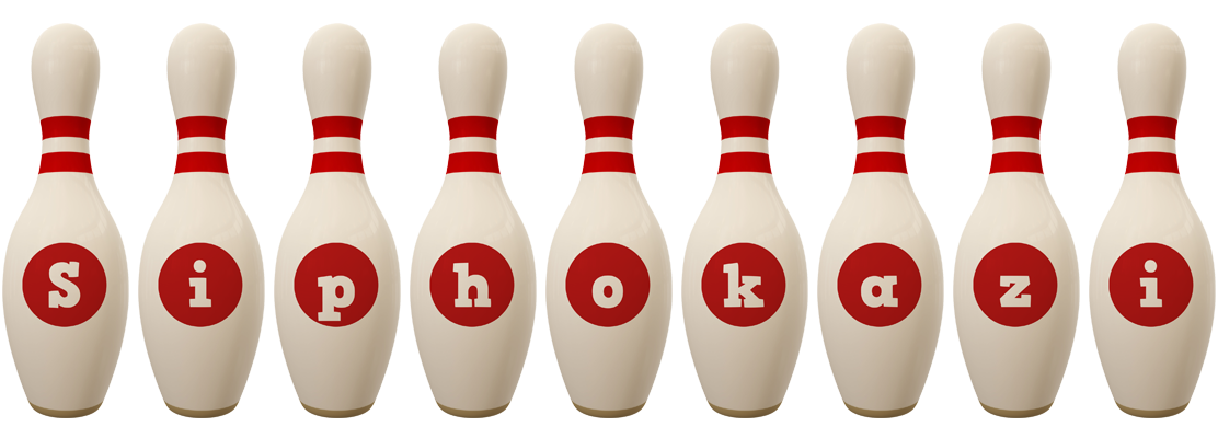 Siphokazi bowling-pin logo