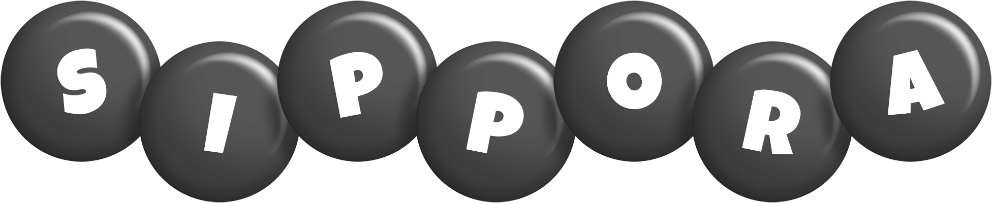 Sippora candy-black logo
