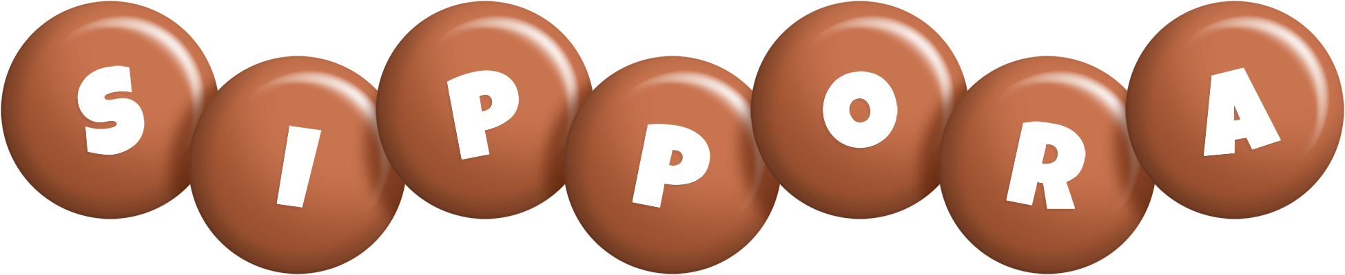 Sippora candy-brown logo