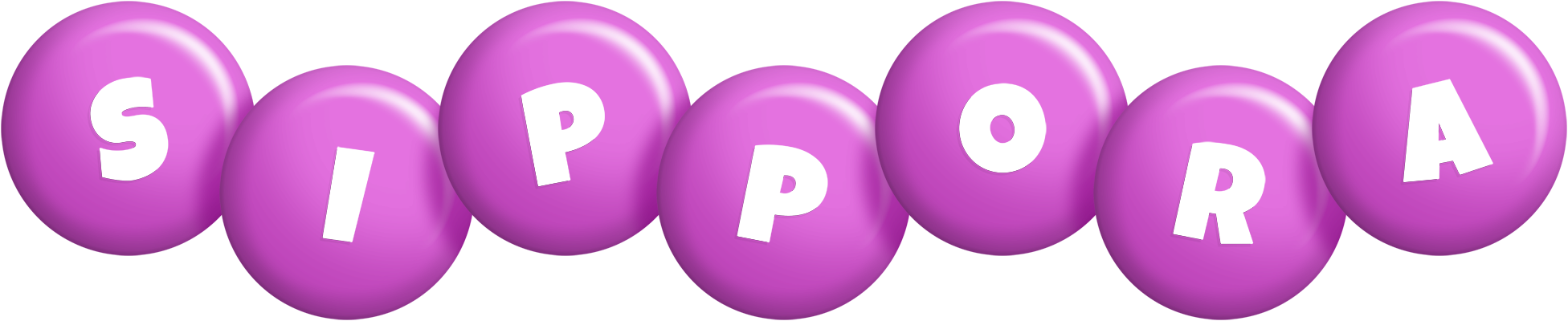 Sippora candy-purple logo