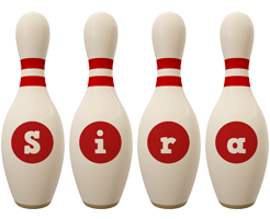 Sira bowling-pin logo