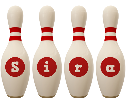 Sira bowling-pin logo