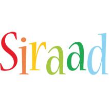 Siraad birthday logo