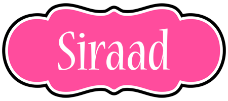 Siraad invitation logo