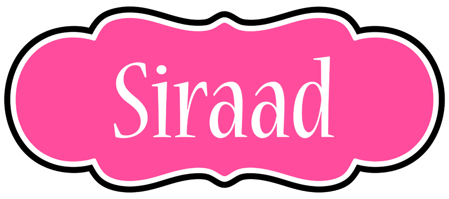 Siraad invitation logo
