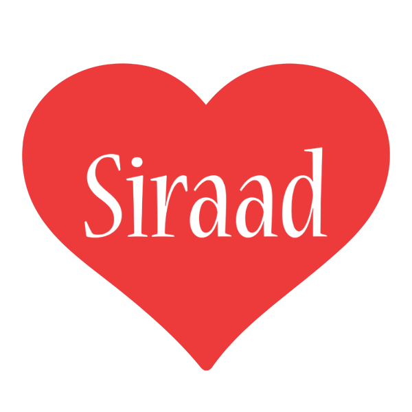 Siraad love logo