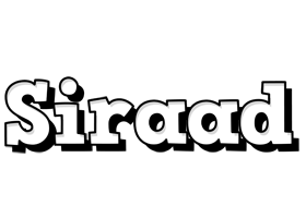 Siraad snowing logo