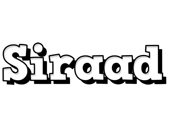 Siraad snowing logo