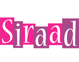 Siraad whine logo