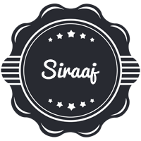 Siraaj badge logo