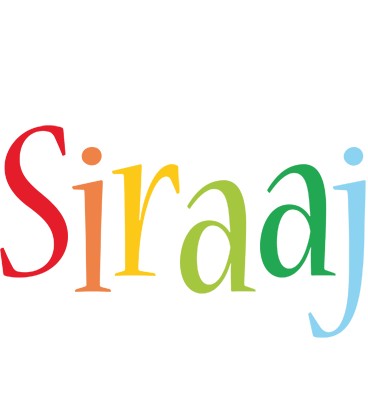 Siraaj birthday logo