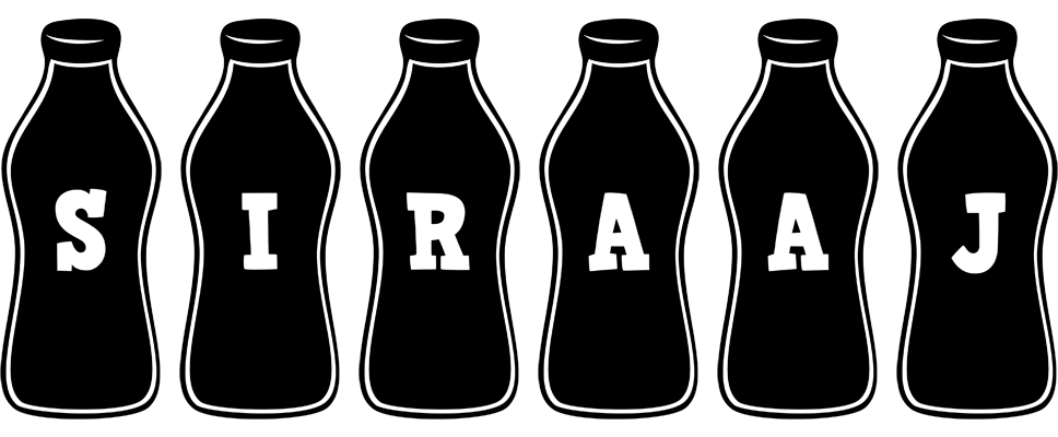 Siraaj bottle logo