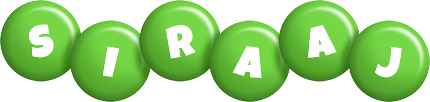 Siraaj candy-green logo