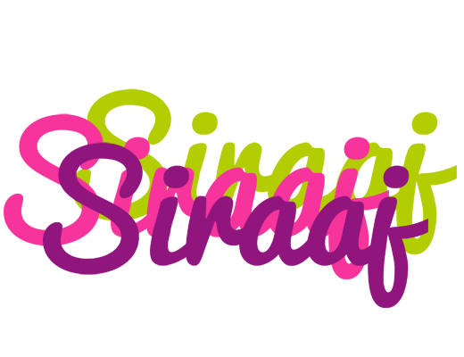 Siraaj flowers logo