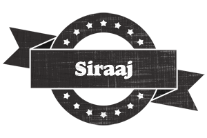 Siraaj grunge logo