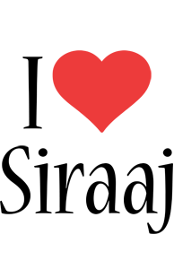 Siraaj i-love logo