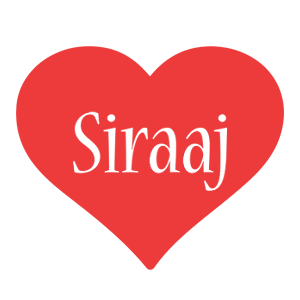 Siraaj love logo