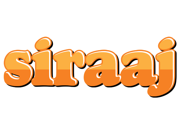 Siraaj orange logo