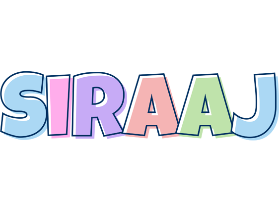 Siraaj pastel logo