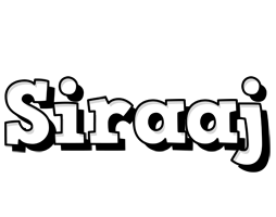 Siraaj snowing logo