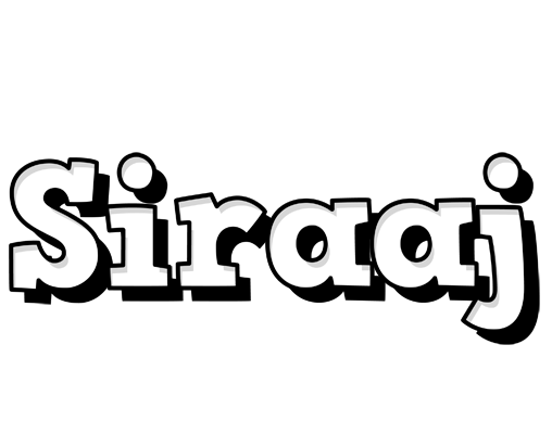 Siraaj snowing logo