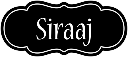 Siraaj welcome logo