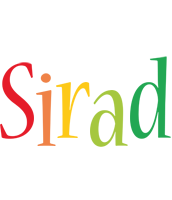 Sirad birthday logo