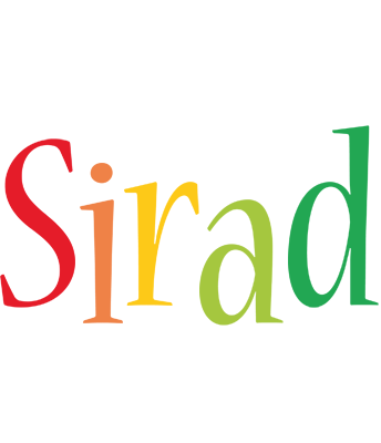 Sirad birthday logo