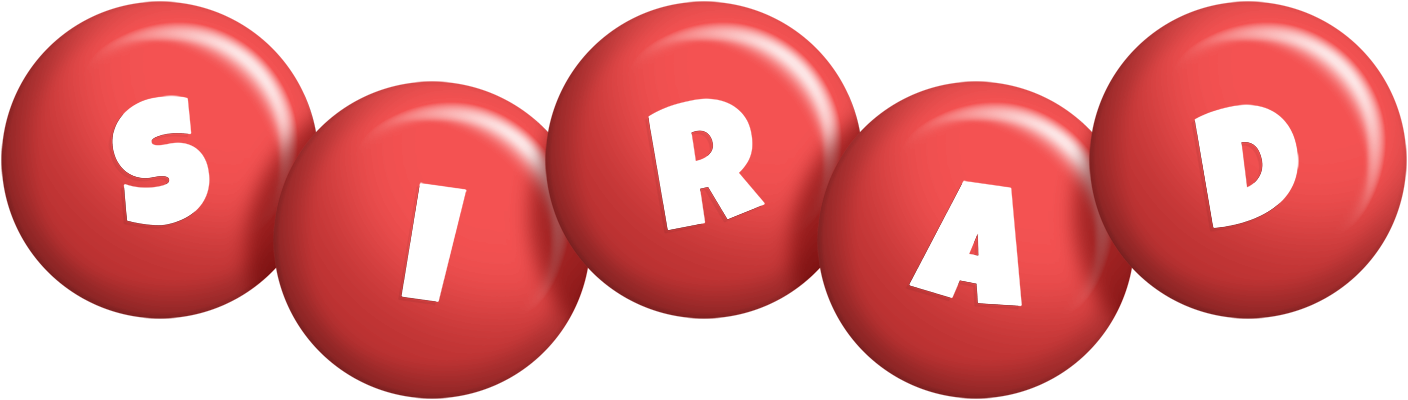Sirad candy-red logo