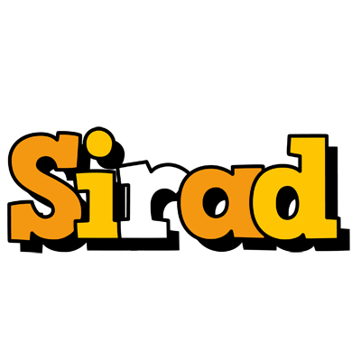 Sirad cartoon logo
